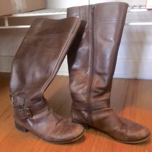 Nine West Brown Heeled Boots | Women's 8 | Autumn, Fall, Downtown girl, Y2K